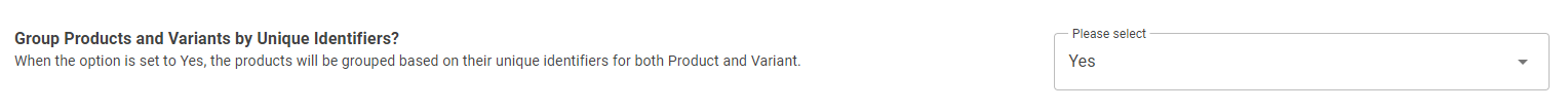 Group Products and Variants by Unique Identifiers?