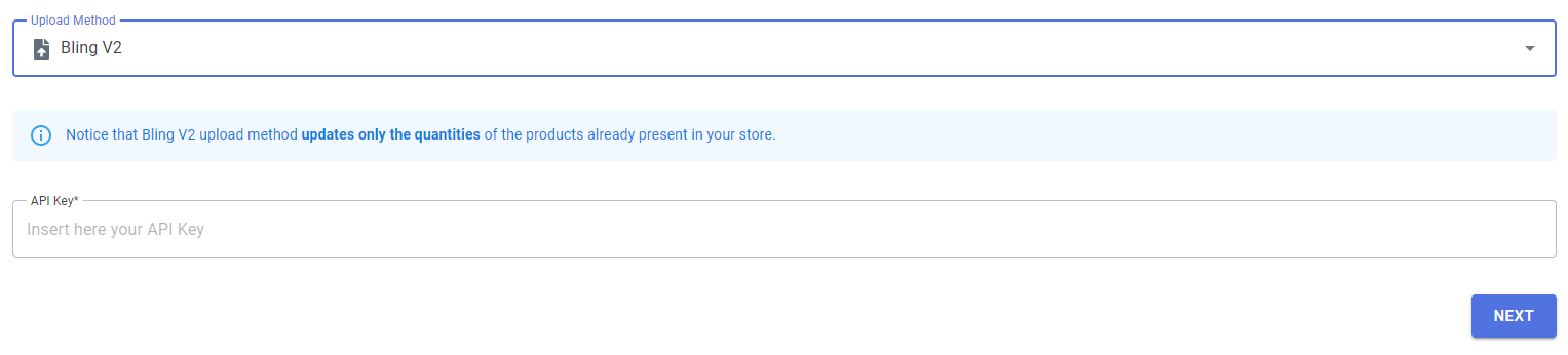 Shopify product import via Bling V2