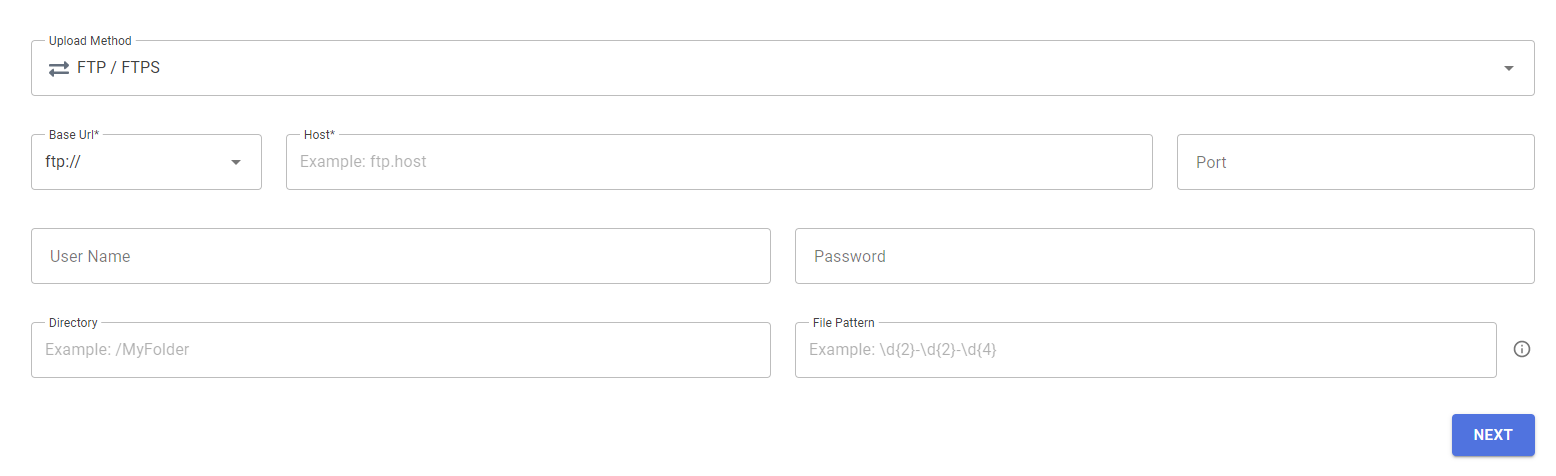 Shopify product import via FTP / FTPS server connection