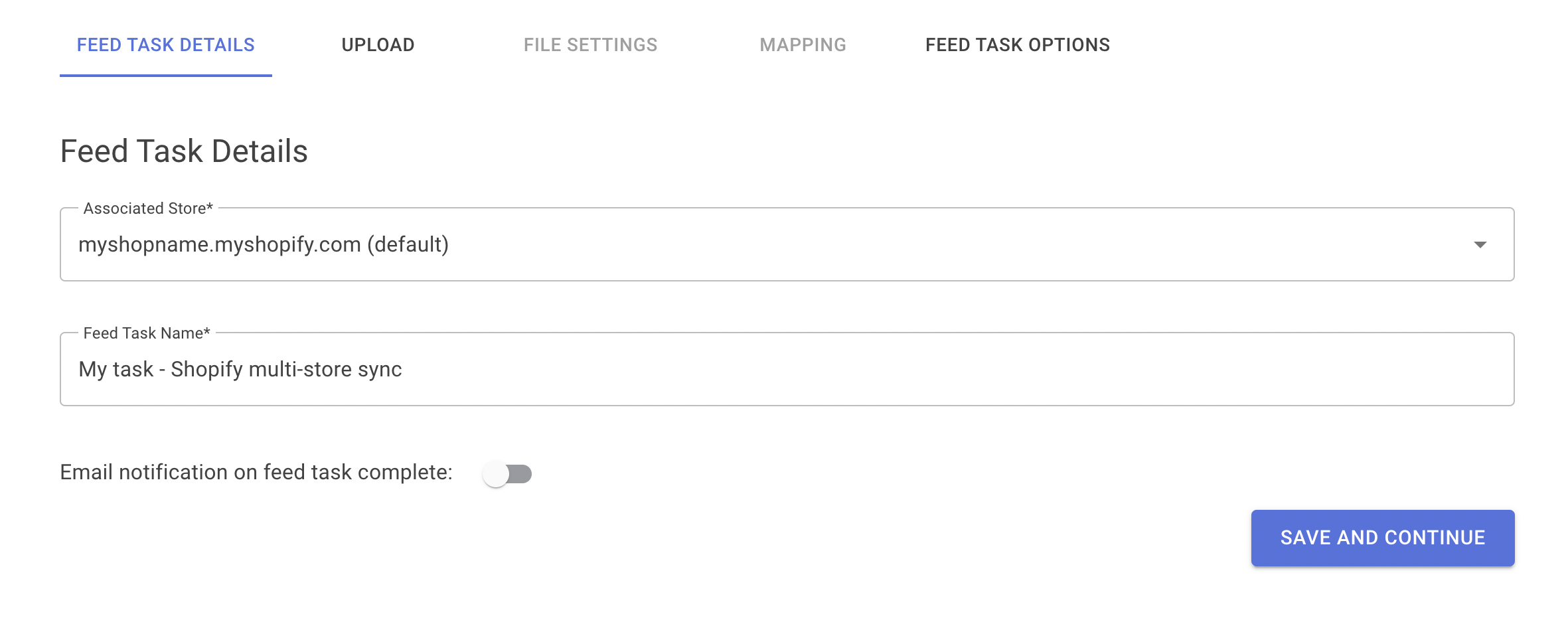 Shopify multi-store inventory sync